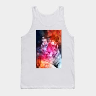 Tiger galaxy Tank Top